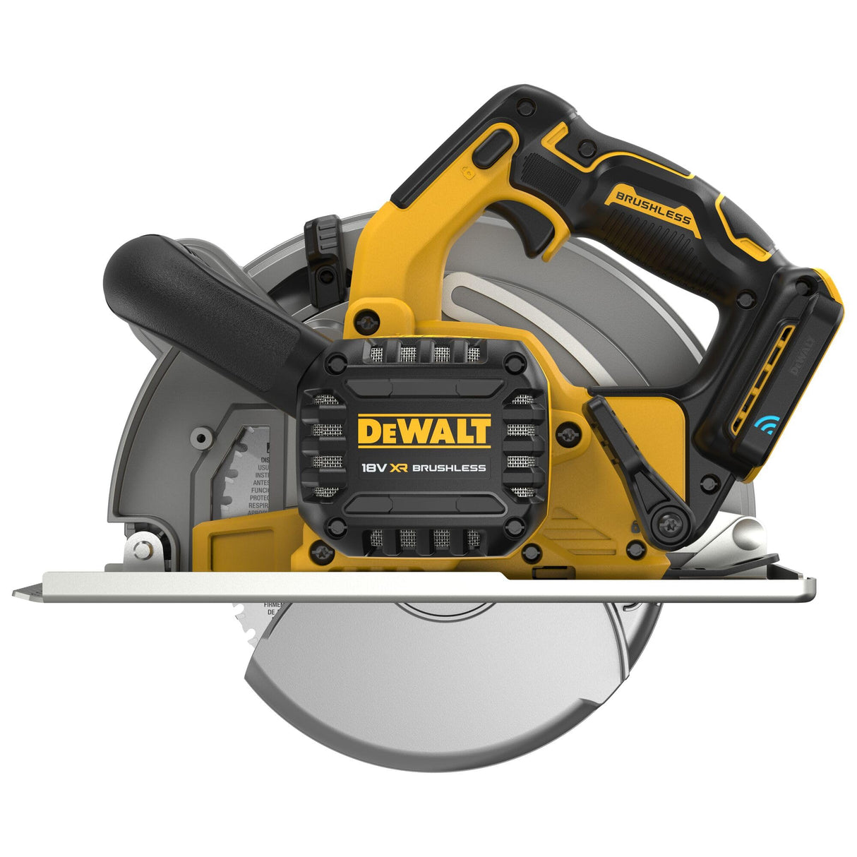 DEWALT Sierra Circular XR 18V para Corte de Metal, Motor sin Escobillas, Disco de 184mm, No incluye Batería ni Cargador, DCS383N-XJ