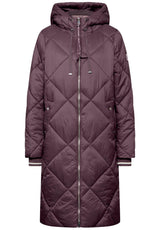 Street One A201972 Chaqueta Acolchada con Forro, Berry Brown, 36 Mujeres