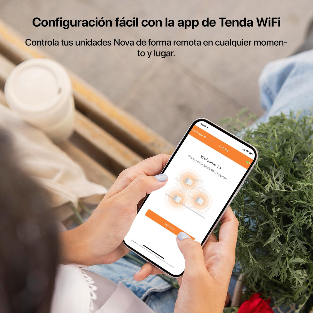 Tenda Nova MW6 Mesh Router Sistema WiFi de Red en Malla (Dual Band hasta 500 metros, Mu-MIMO, 2 Puertos Gigabit, Plug and Play, Funciona con Alexa, sustituye tu Repetidor de Red Tradicional) Pack 3