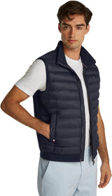 Tommy Hilfiger Chaleco Hombre Mix Media Acolchado, Azul (Desert Sky), XL