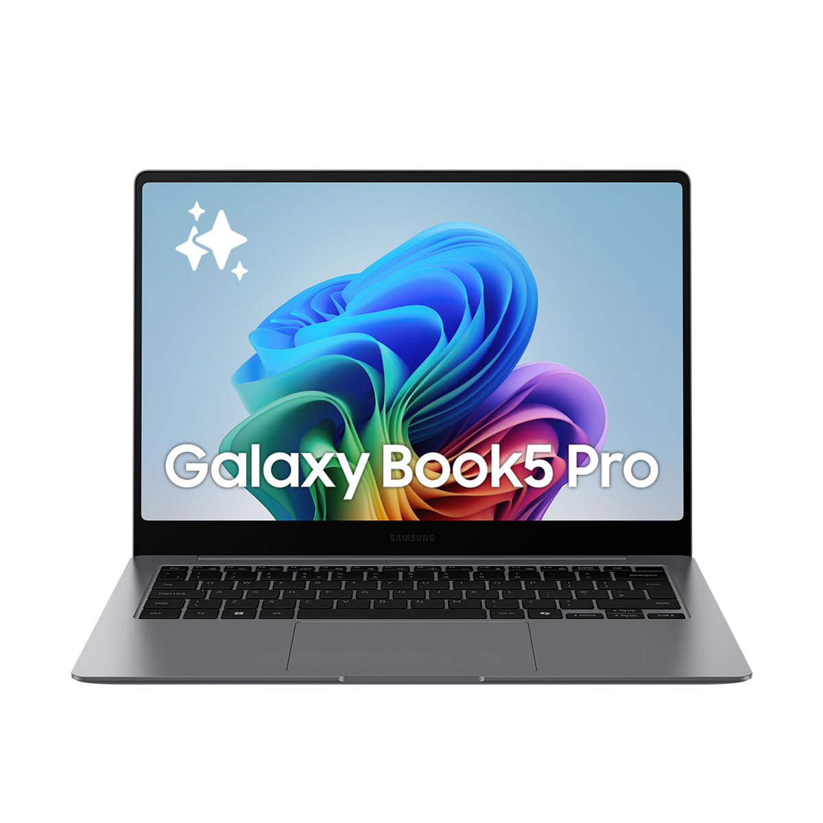 Samsung Galaxy Book5 Pro, Ordenador Portátil IA 14", Procesador Intel Core Ultra 7, 16GB RAM, Almacenamiento 1TB, Windows 11 Home, Gris, Teclado QWERTY Español