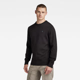 G-Star Para Hombre Jersey Premium Core Knitted, Negro (dk black D21931-B692-6484), M