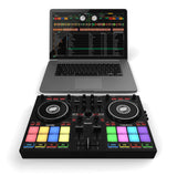 Reloop Ready Controladora de DJ compacta de 2 reproductores diseñada para Serato DJ Lite & DJ Pro, AMS-READY