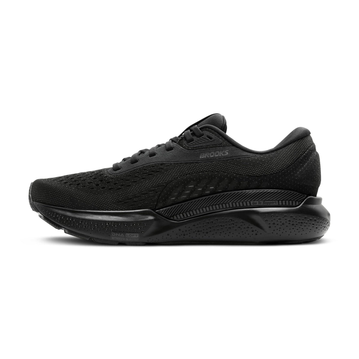 BROOKS Adrenaline GTS 24, Sneaker Hombre, Negro/Negro/Ébano, 44 EU