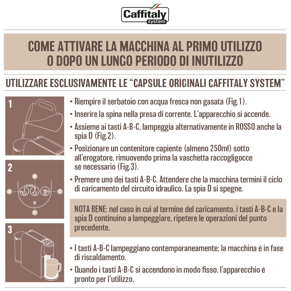 Caffitaly System, Máquina de café Volta S35 para cápsulas originales, compacta, rápida y silenciosa, sistema multibebida, dosificación automática, encendido rápido, apagado automático, 42