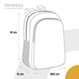 Mochila Escolar Fortnite Crazy Banana + Carro Toybags con 4 Ruedas Giratorias - Compartimento Principal y Bolsillo Frontal - Interior Forrado con Porta Ordenador - 41 x 30.5 x 12 cm