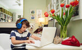 JBL JR460 NC Auriculares inalámbricos Over Ear portátiles con Bluetooth y cancelación de ruido, para niños, hasta 20 horas de duración y una carga rápida, blanco