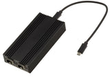 KALEA-INFORMATIQUE Cable Adaptador USB 4 Thunderbolt 3 10G a Red de Fibra 2 Puertos SFP+ con chipset Intel I82599