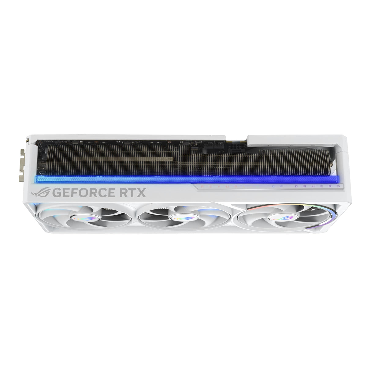ASUS ROG Astral GeForce RTX 5090 White OC Edition, Tarjeta gráfica Gaming, PCIe 5.0, 32GB GDDR7, HDMI/DP 2.1, 3.8 Ranuras, 4 Ventiladores Axial-Tech, Almohadilla térmica de Cambio de Fase