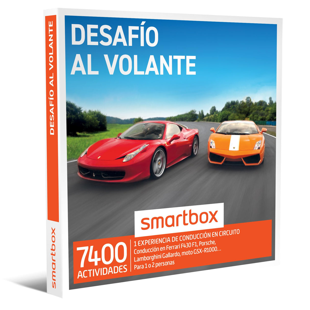 Smartbox - Caja Regalo Desafío al Volante - Idea Regalo Original para Hombres - Conducción en Circuito para 1 o 2 Personas