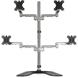 StarTech.com Soporte de Escritorio para 4 Monitores de hasta 32" VESA - Articulado - Acero y Aluminio - Base Multipantalla - (ARMQUADSS)