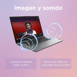 Lenovo IdeaPad 1 Gen 7 - Ordenador Portátil 15.6" FHD (AMD Ryzen 7 5700U, 16GB RAM, 512GB SSD, AMD Radeon Graphics, Wi-Fi 6, Sin Sistema Operativo), Teclado QWERTY Español, Color Gris Nube