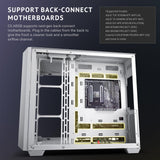 Antec C5 ARGB Blanco, Ventiladores ARGB PWM de 7 x 120 mm incluidos, hasta 10 Ventiladores simultáneamente, Puerto Tipo C 3.2 Gen 2, Paneles Frontales y Laterales de Vidrio Templado sin Costuras,
