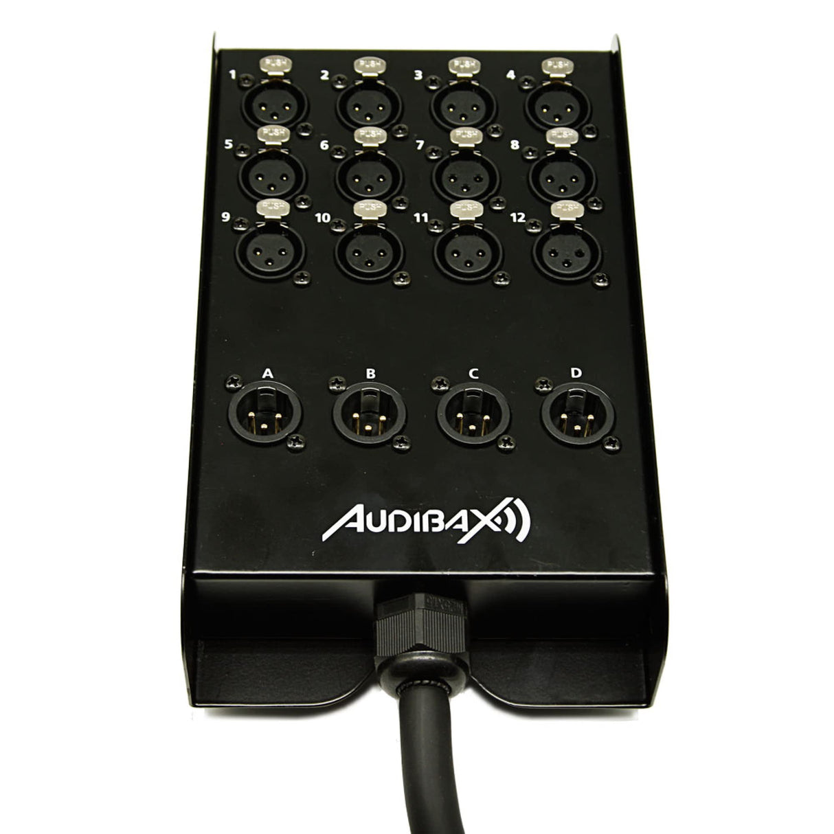 Audibax Cajetin Escenario 12 Entradas 4 Salidas 15 Metros