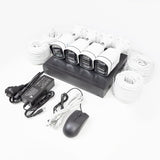 PNI House Kit de Videovigilancia IPMAX PoE 5 - NVR Con 4 Puertos PoE y 4 Cámaras IP de 5MP, 1920p - Aplicación XMEye Para Teléfonos Inteligentes y CMS General Para Windows Ⓡ - Clasificación IP66