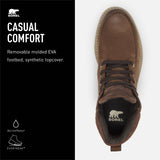 Sorel Madson 2 Moc Toe WP, Botas de invierno impermeables, Hombre, Tobacco, 41.5 EU