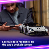 LEGO Technic Superdeportivo Lamborghini Revuelto - Maqueta de Coche Teledirigido de Juguete con Luces, Dirección y Batería Recargable - Regalo para Niños de 10+ Años 42214