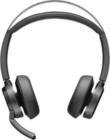 POLY Voyager Focus 2 USB-C-C Headset USB-C/A Adapter Customer Special 1- Active Noise Canceling (ANC) - Connect PC/Mac/Mobile vía Bluetooth - Negro