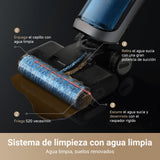 DREAME H14 Pro Aspiradora en seco y húmedo, Alcance de 180 Celsius, Autolimpieza a 60 Celsius, Secado en 5 min, Máxima Potencia de 18 kPa, Adición Automática del Producto, Cepillo Giratorio