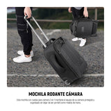Neewer – Mochila Convertible en Maleta de Ruedas para cámaras SLR/DSLR y Accesorios (NW3300), Negro
