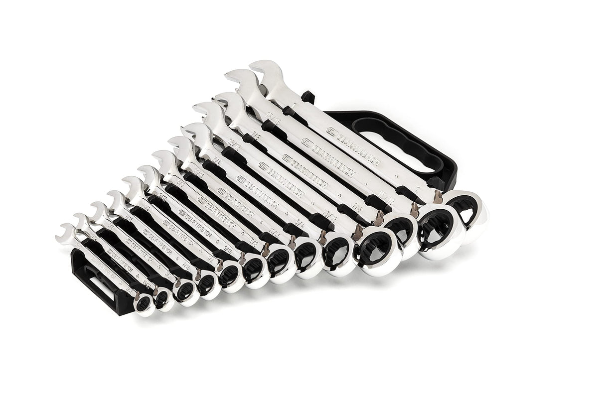 GearWrench 9509 13-Piece SAE Reversible Combination Ratcheting Wrench Set