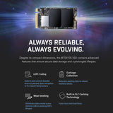 Transcend 1TB M.2 NVMe SSD 2242 PCIe Gen4x4 MTE410S Máx. Lectura/Escritura: 5,000 MB/s/4,300 MB/s TS1TMTE410S