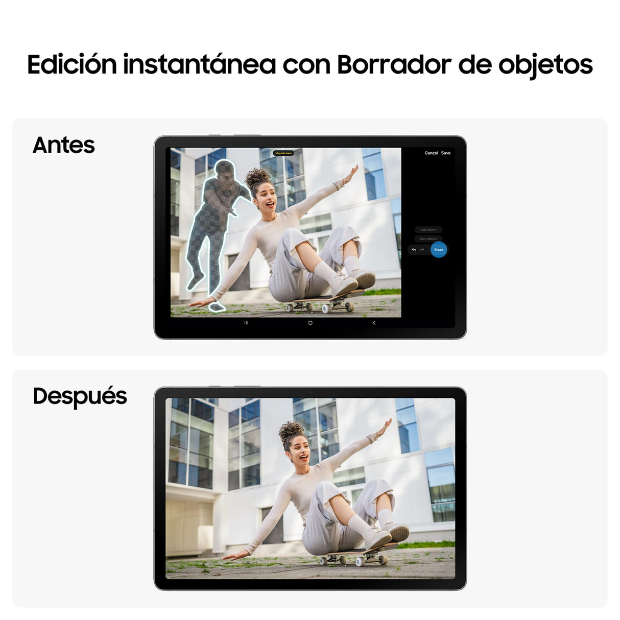 Samsung Galaxy Tab S10 Lite 128 GB - Tablet con IA, Incluye S Pen, 6 GB Memoria, Pantalla 10,9", Batería de Larga Duración, Color Gris, Garantía del Fabricante 3 Años + 1 Año Extra (Versión Española)