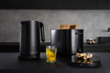 ZWILLING ENFINIGY Hervidor de agua Pro con ajuste de temperatura, Filtro antical de acero inoxidable y función mantener en caliente, 1850 W, 1,5 l, Negro