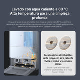 XIAOMI Robot Vacuum 5 Pro - Succión de 20.000 Pa, IA para Evitar obstáculos, Detección automática de Suciedad, Láser dToF, Brazos robóticos duales, Autolimpieza a 80 °C para Mejor Rendimiento