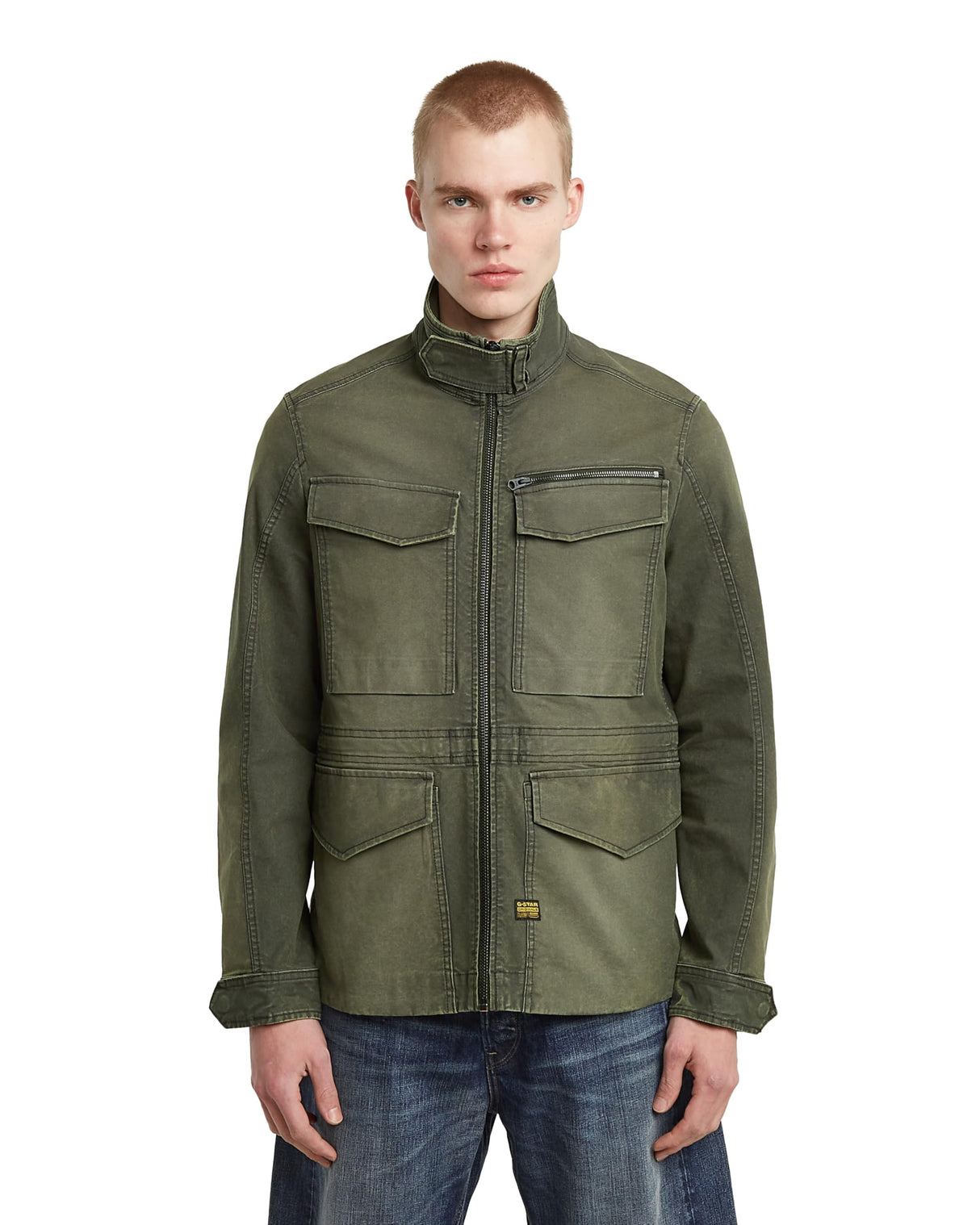 G-STAR Rovic Slim Field Jkt Chaqueta, Vintage Dust Asfalt D26117-E172-H514, L Hombres