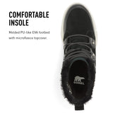 Sorel Explorer Joan WP, Botas de invierno impermeables, Mujer, Black Fawn Explorer 2 Joan Faux Fur, 39.5 EU