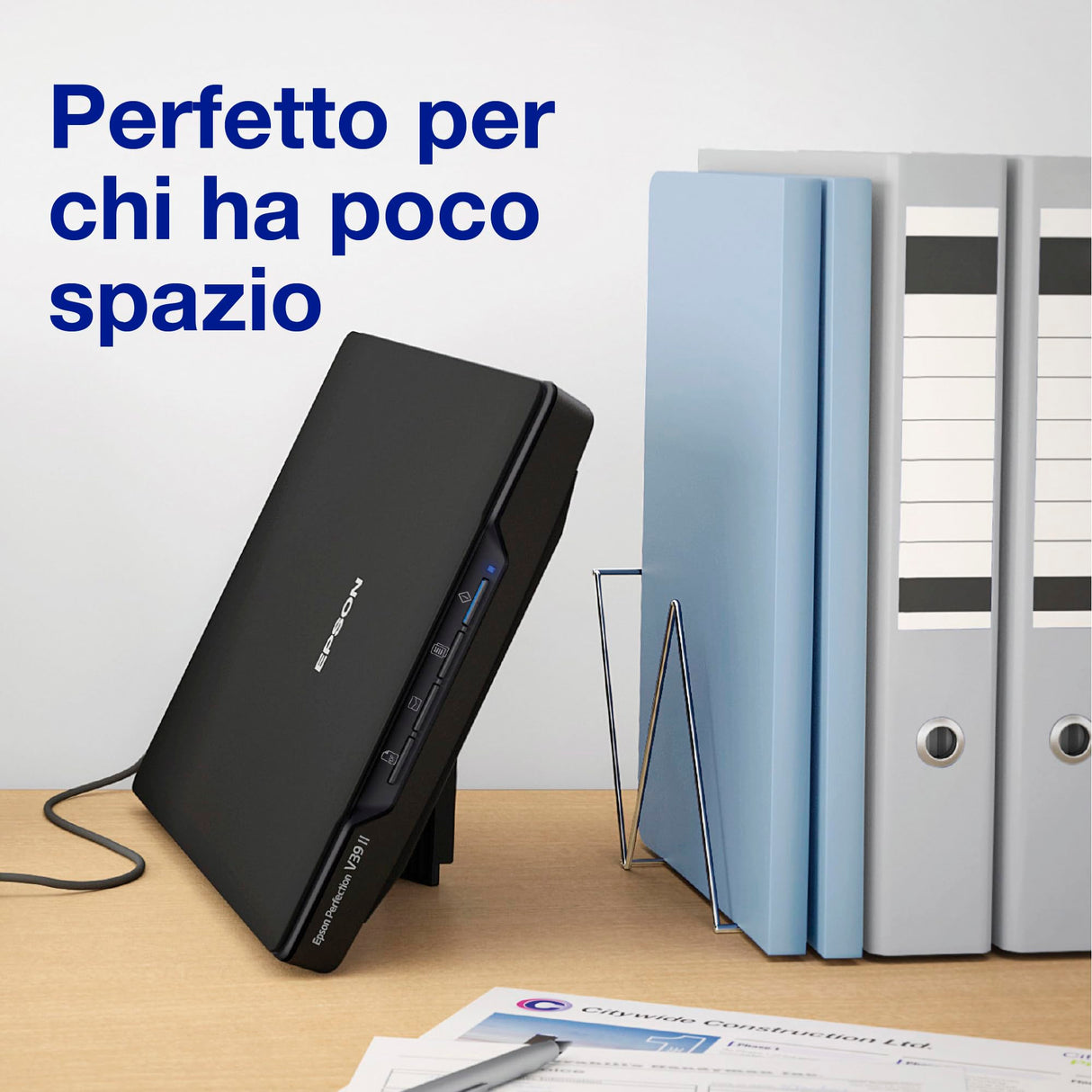 Epson Perfection V39II - Escáner fotográfico y de Documentos (resolución óptica de escáner de 4800 PPP, A4, USB), Color Negro