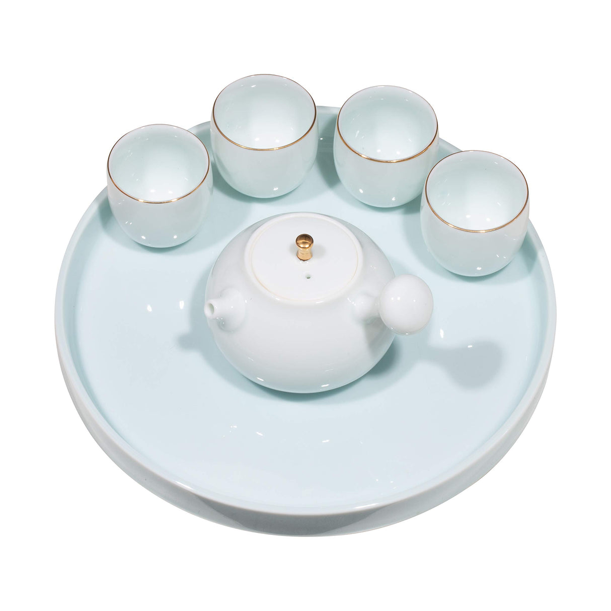 Aufora H0648A Serveware, Cerámica, Azul Claro