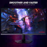 KOORUI Monitor 27 Pulgadas,Monitor Gaming 240Hz, Pantalla Ordenador FHD, 1ms, Adaptive Sync (1920 x 1080p, DCI-P3 90%, SRGB 100%, HDMI, DisplayPort, VESA 75x75)