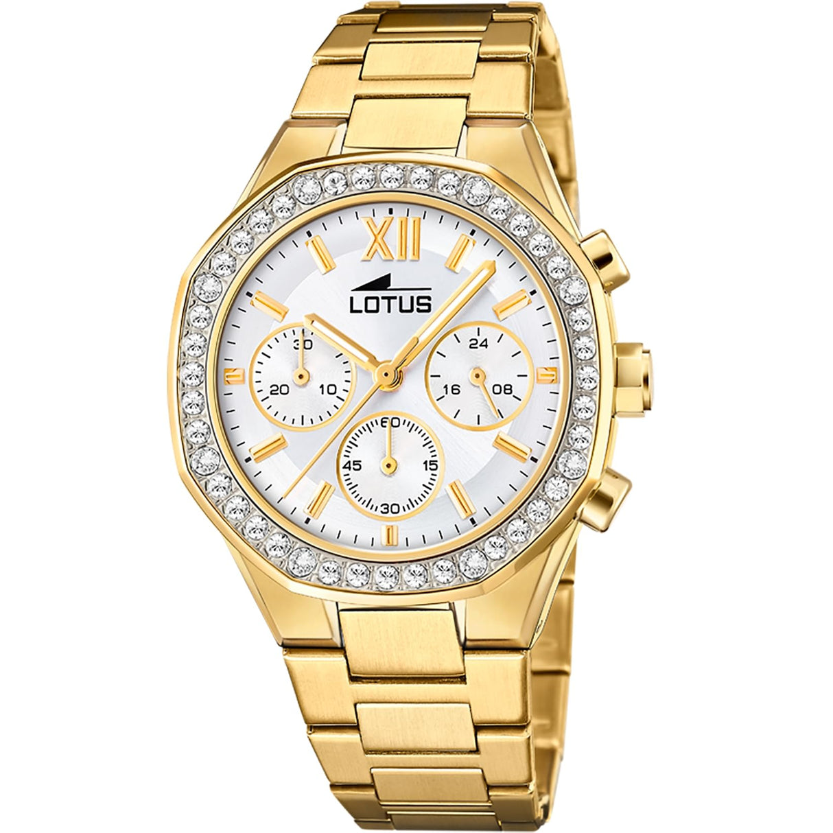 Reloj Lotus para Mujer 18873/1 Excellent Caja de Acero Inoxidable 316l Dorado Correa de Acero Inoxidable 316l Dorado