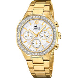 Reloj Lotus para Mujer 18873/1 Excellent Caja de Acero Inoxidable 316l Dorado Correa de Acero Inoxidable 316l Dorado