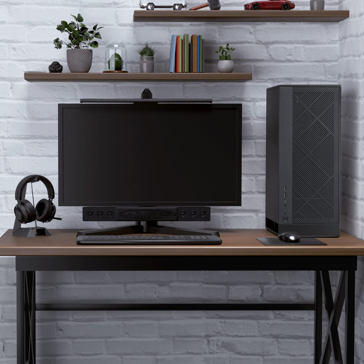 SilverStone Technology Alta G1M, Negro, Torre Micro-ATX con diseño de Efecto apilamiento, 180mm x 1 Air Penetrator Ventilador Incluido, SST-ALG1MB