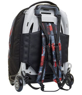 Seven Mochila con Ruedas TROLLEY NEW TECH WORLD, Negro - Mochila 3 en 1, Mochila Escolar con Carro - Bolso Escolar Niños, Niñas, Adolescentes - Bolsillo Frontal con Cremallera