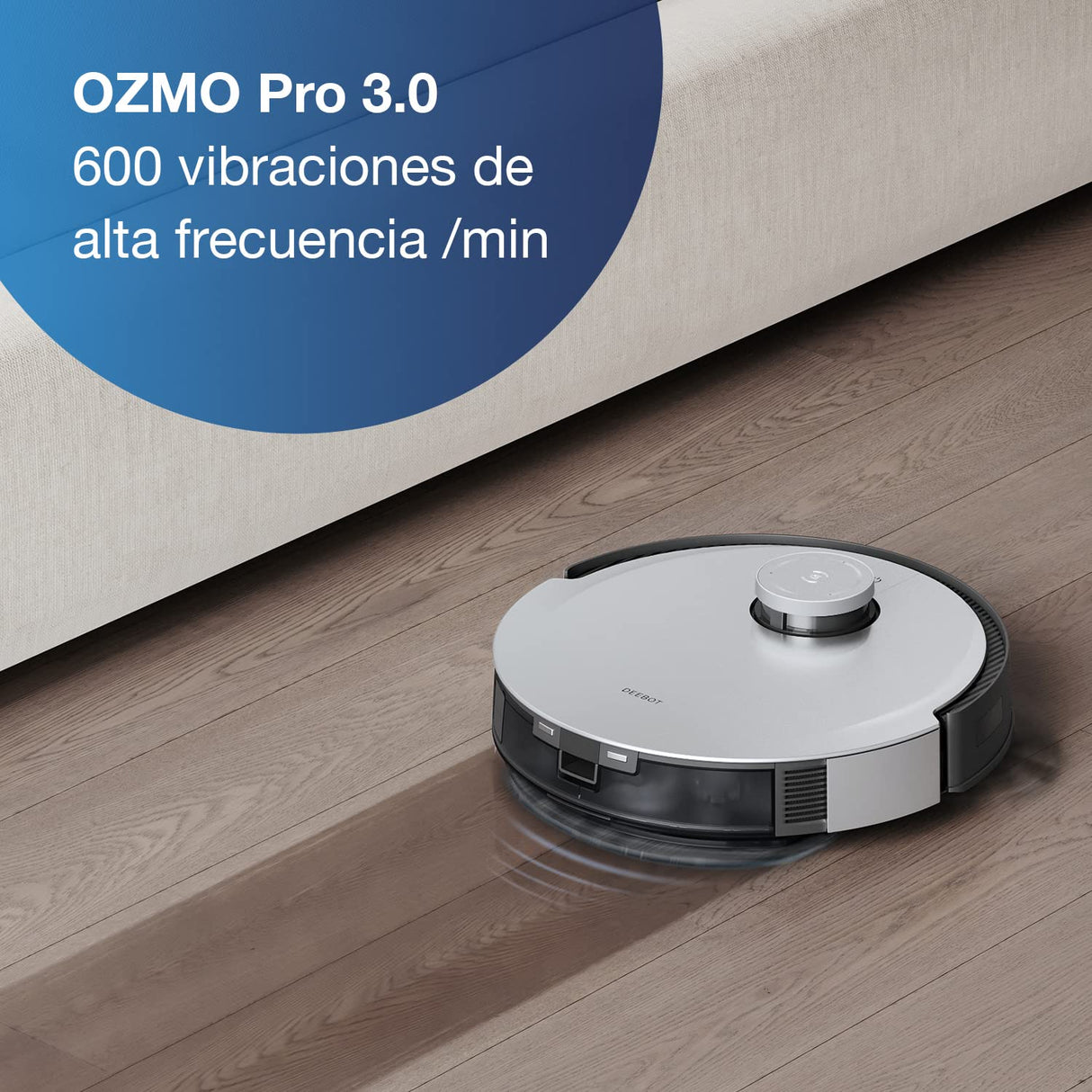 ECOVACS Robot Aspirador DEEBOT X1+ con función de fregado y estación de aspiración (3,2L), potencia aspiración de 5000pa, evitación de obstáculos y mapeo 3D, diseño Jacob Jansen, batería de 5200mAh