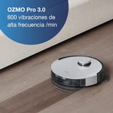 ECOVACS Robot Aspirador DEEBOT X1+ con función de fregado y estación de aspiración (3,2L), potencia aspiración de 5000pa, evitación de obstáculos y mapeo 3D, diseño Jacob Jansen, batería de 5200mAh