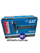 Makita DTD172Z - Controlador de impacto sin escobillas LXT de iones de litio de 18 V, baterías y cargador no incluidos Negro, Azul