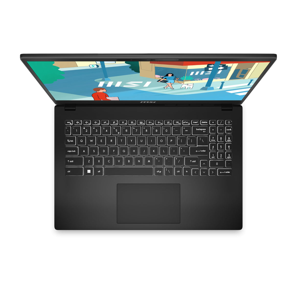 MSI Modern 15 H C13M-082XES Ordenador Portátil 15.6" FHD (Intel Core i7-13620H, 32GB RAM, 512GB SSD, Iris Xe Graphics, Sin Sistema Operativo) Classic Black, Teclado QWERTY Español