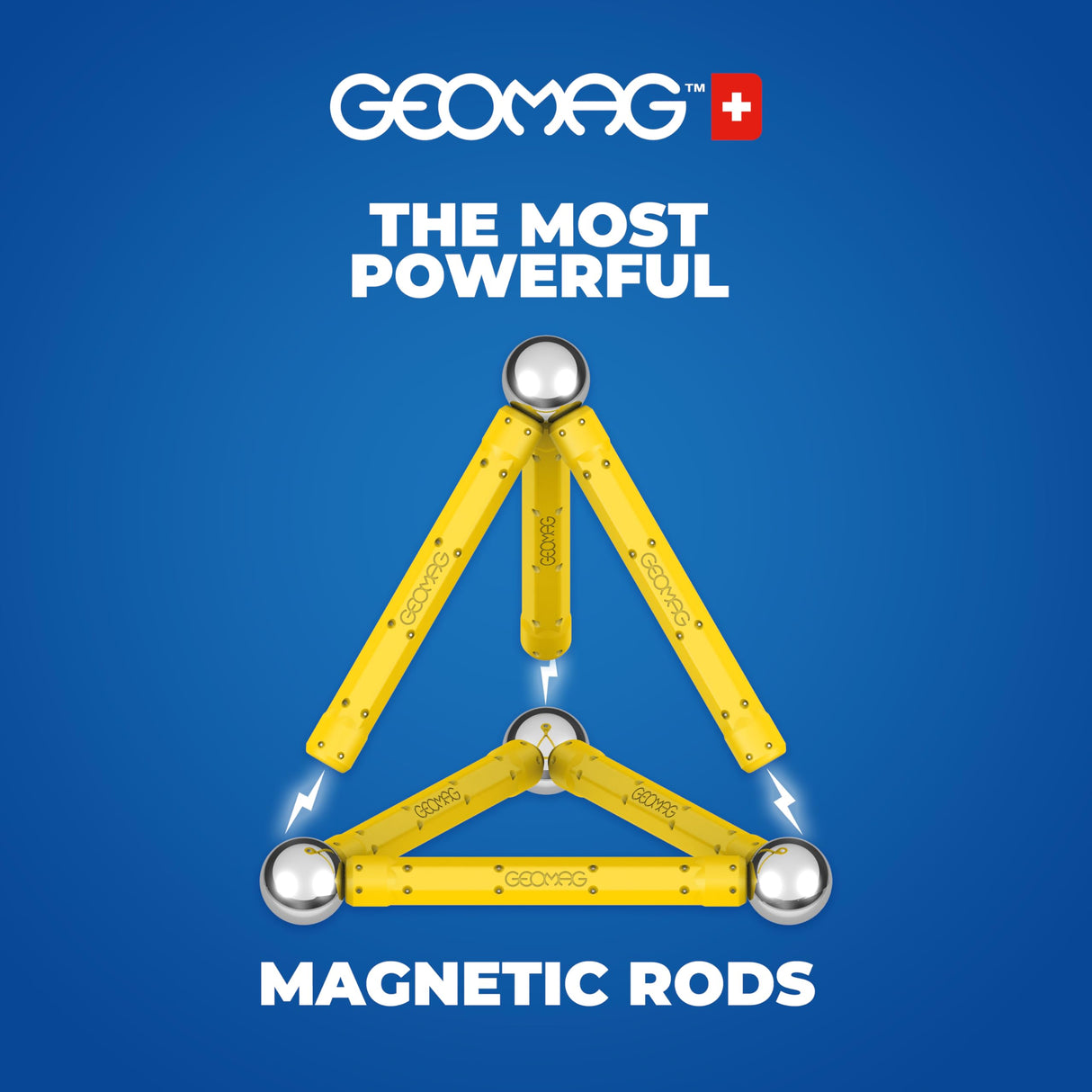Geomag Classic Masterbox, Juego de Bloques de Construcción Magnéticos para Niños, Juguete Magnético, Colección Verde de Plástico 100% Reciclado, Edad 3-99 Años, 388 Piezas