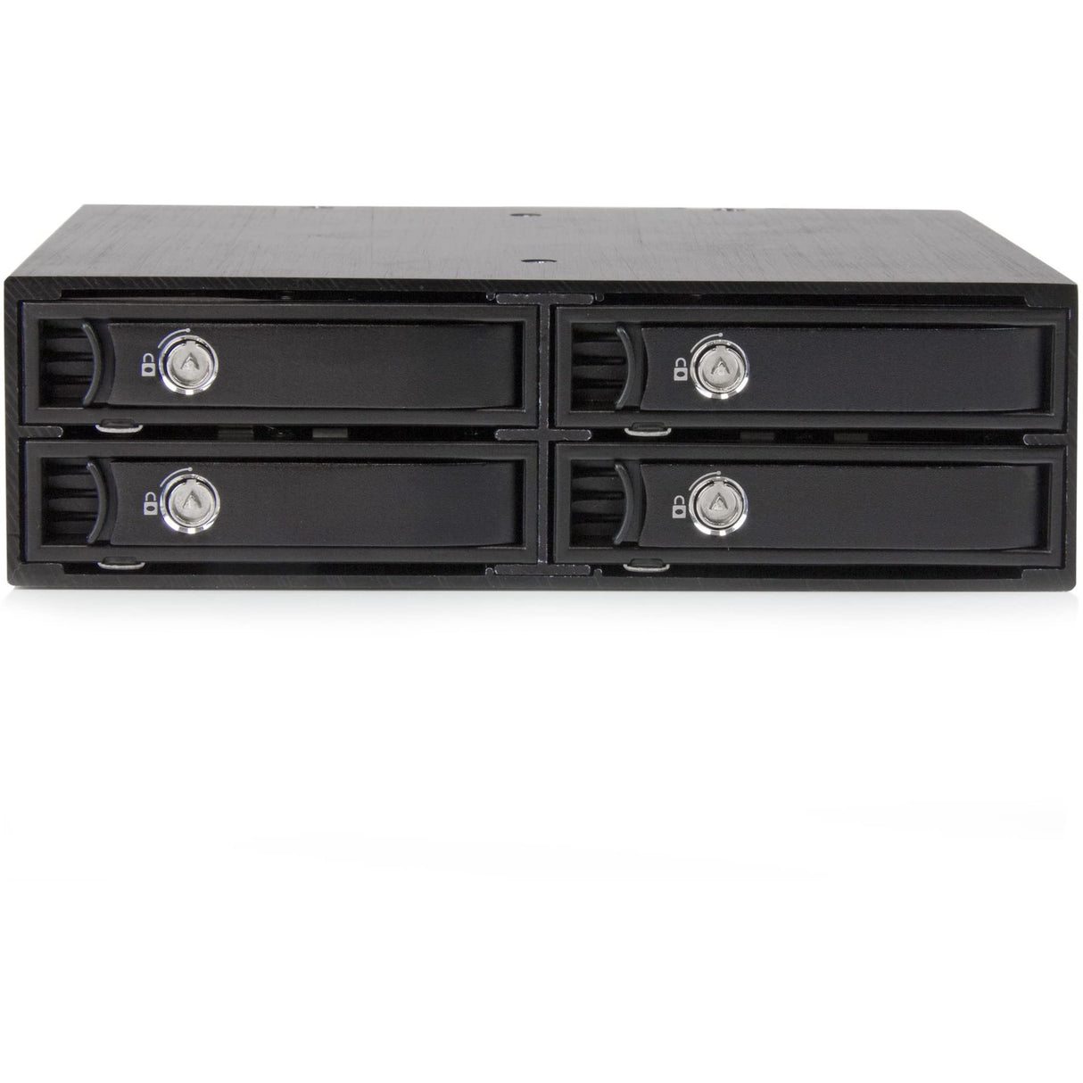 StarTech.com Backplane Rack Móvil de 4 Bahías para Unidades de Disco SATA/SAS de 2,5 Pulgadas - Intercambio en Caliente de SSDs o HDDs de 5 a 15mm - Compatible con SAS II y SATA III (SATSASBP425)