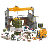 Mega Halo Avalancha en la Torre Traxus Bloques de construcción con Figuras y Accesorios, Juguete +8 años (Mattel HNC59)