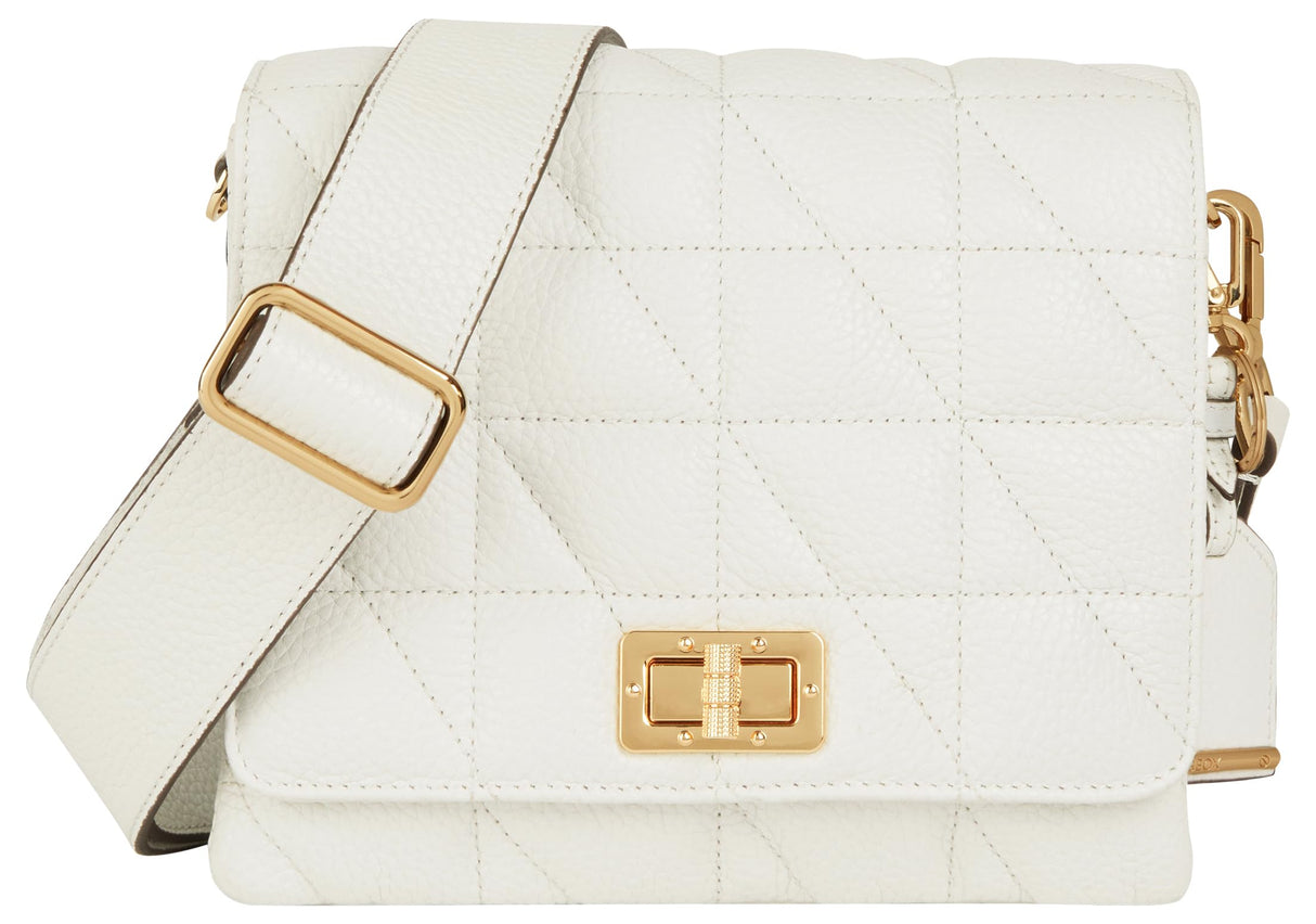 Geox D Veriana A, Bolsa Mujeres, Blanco, Einheitsgröße