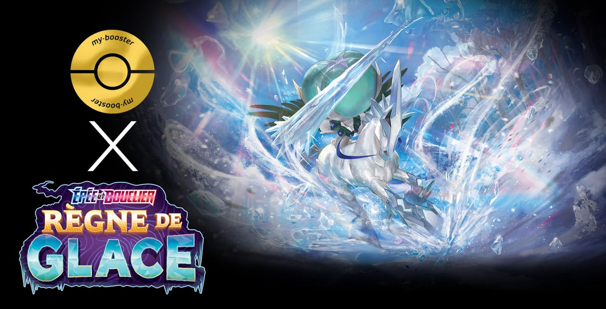 Sylveroy Cavalier d’Effroi V (Calyrex Jinete Espectral V) 172/198 Alternativo Pokémon Gallery - Ultraboost X Epée et Bouclier 6 Règne de Glace - Box de 10 Cartas Pokémon Francés