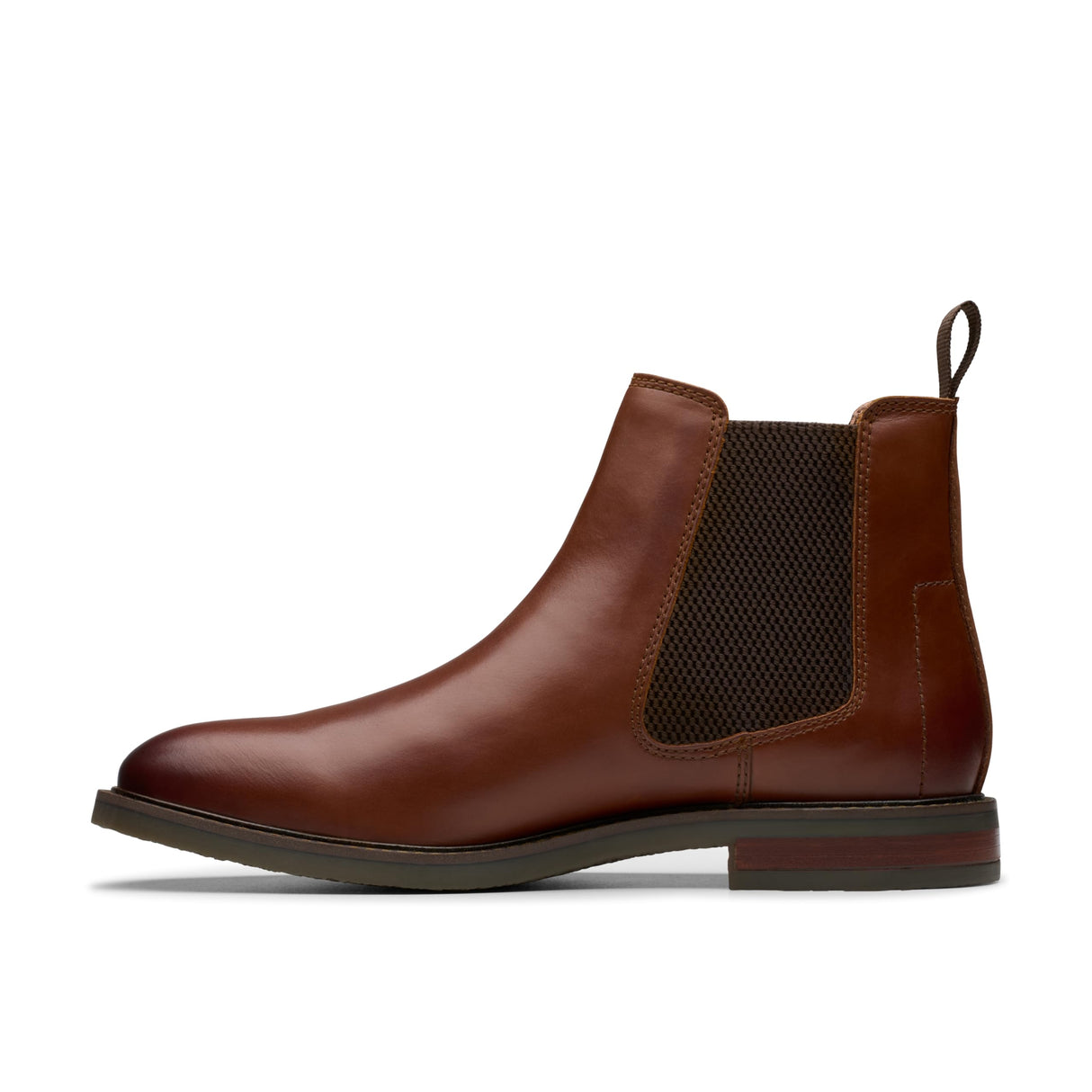 Clarks Jaxen Easy, Botas Estilo Chelsea Hombre, Tan Leather, 41 EU
