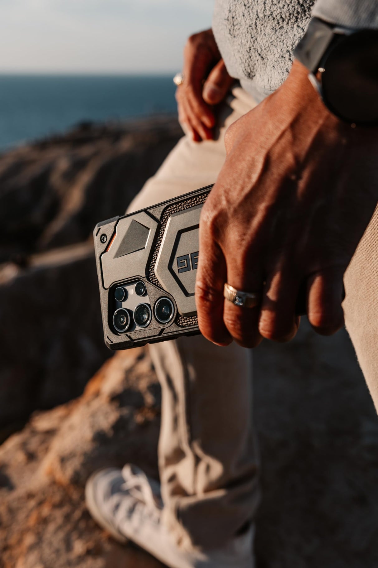 URBAN ARMOR GEAR UAG - Funda Protectora diseñada para Samsung Galaxy S24 Ultra de 6.8 Pulgadas, Monarch Kevlar Mallard, Resistente, Militar, a Prueba de caídas, Resistente a los Impactos,