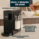Princess Capsule and Latte Pro Cafetera de Cápsulas, Compatible Nespresso, Leche Automática, 20 Bares, 1400W, Libre de BPA, Partes Lavables, Apagado Automático, 01.249455.01.001